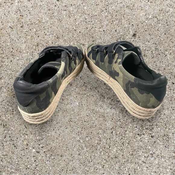 Mix No 6 Leia Espadrille Platform Camouflage Velcro Sneakers | Size 10M - Picture 13 of 15
